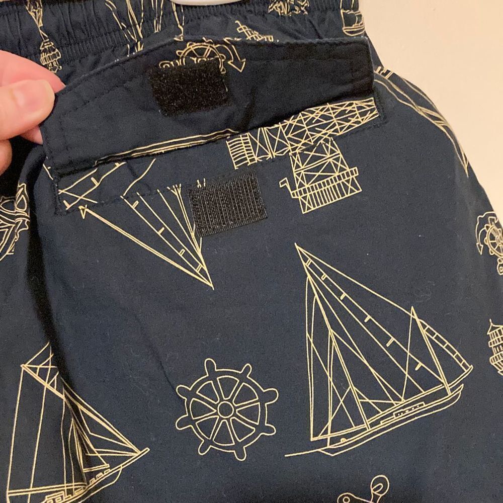 Men’s Nautical Swim Trunks sz Large - Picture 6 of 7